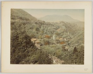 Blick von Miyanoshita, Präfektur Kanagawa, Japan