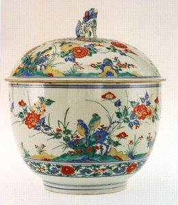 Schale mit Deckel, Edo-Periode