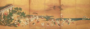 Chinesische Kinder beim Spielen, Edo-Periode von Japanese School