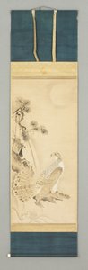 Falke und Baum, ca. 16. Jahrhundert (Kakemono)