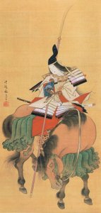 Weibliche Samurai-Kriegerin Tomoe Gozen