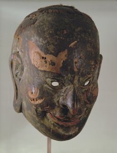 Kopf eines Deva, Nara-Periode (710-794)