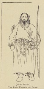 Jimmu Tenno, der erste Kaiser von Japan von Japanese School