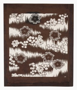 Papier-Schablone (katagami), spätes 19. Jahrhundert von Japanese School