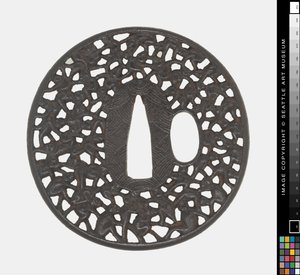 Tsuba: Hundert Affen