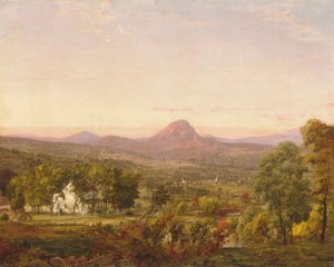 Herbstlandschaft, Sugar Loaf Mountain, Orange County, New York
