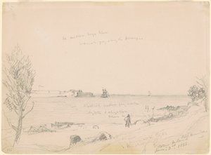 Fort Hamilton, Staten Island von Jasper Francis Cropsey