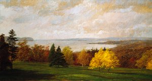 Ansicht des Hudson nahe Hastings, 1895