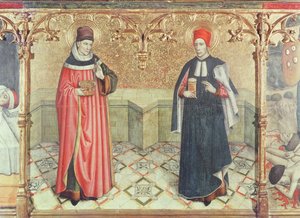 St. Cosmas und St. Damian von Jaume Huguet