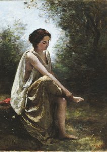 Verwundete Eurydike von Jean-Baptiste-Camille Corot