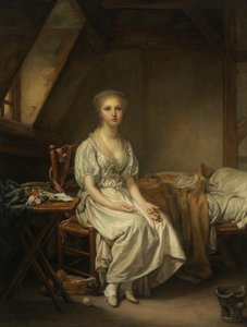 Die Klagen der Uhr von Jean-Baptiste Greuze
