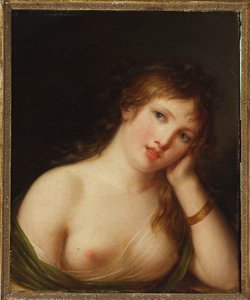 Porträt einer jungen Frau von Jean-Baptiste Greuze