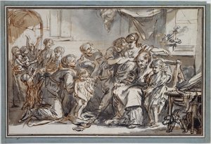 Vorstellung des unehelichen Kindes von Jean-Baptiste Greuze
