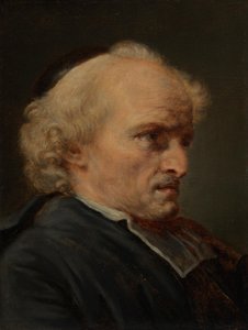 Studie für den Kopf eines Geistlichen von Jean-Baptiste Greuze