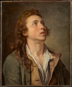 Studie eines jungen Mannes von Jean-Baptiste Greuze