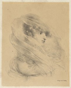 Porträt von Mademoiselle Ledieu von Jean-Baptiste Isabey