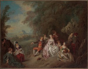 Ländliches Konzert von Jean-Baptiste Joseph Pater