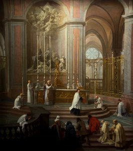 Die Messe von Kanonikus Antoine de La Porte um 1710 von Jean Baptiste Jouvenet