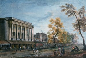 Der Boulevard du Temple und das Théâtre des Italiens, Paris