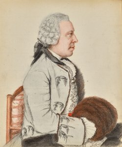 Porträt von Charles Benjamin de Langes de Montmirail, Baron de Lubières (recto und verso)