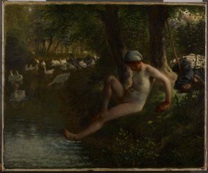 Das Gänsemädchen von Jean-Francois Millet