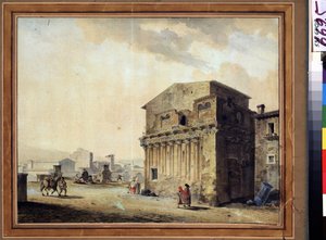 Rom, das Haus des Pontius Pilatus von Jean François Thomas de Thomon