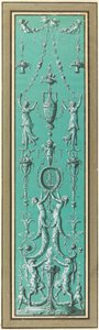 Paneel mit Arabesken für das Hôtel de Salm, Paris