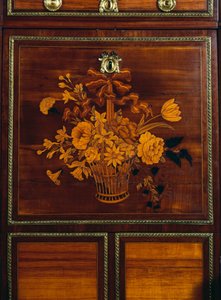 Blumenkorb (Detail) von Jean Henri Riesener