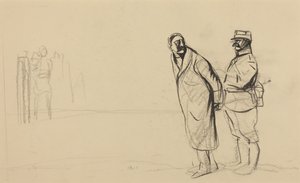 An der Front von Vincennes. Bolo Pacha, um 1914-1919 von Jean-Louis & Caran D