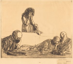 Unverheiratete Mutter (1. Tafel)