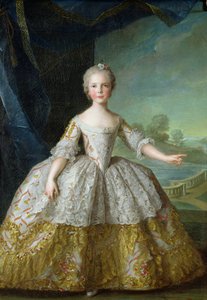 Infanta Isabelle de Bourbon-Parma (1741-63) 1749 von Jean Marc Nattier