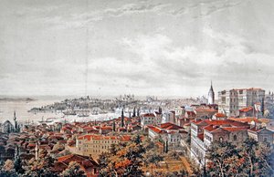 Gesamtansicht von Konstantinopel, ca. 1850