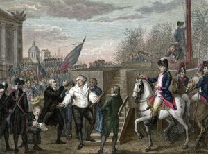 Französische Revolution: Tod von Ludwig XVI., guillotiniert in Paris