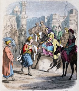 Emina Nosratli erwartet ihren siegreichen Sohn Ibrahim Pacha (1789-1848), der nach der arabischen Kampagne 1818 nach Kairo zurückkehrt