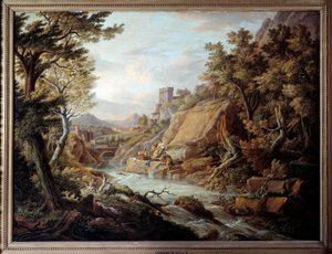 Landschaft und Fluss