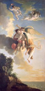 Aurora steigt in den Himmel auf von Jean Antoine Julien de Parme