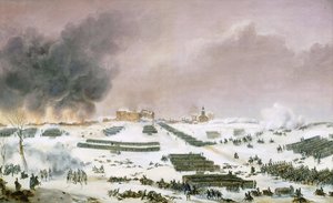 Die Schlacht von Preußisch-Eylau am 7. Februar 1807 von Jean Antoine Simeon Fort