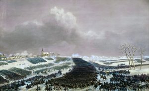 Die Schlacht von Preußisch-Eylau am 8. Februar 1807