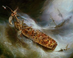 Trait de dévouement du Capitaine Desse de Bordeaux envers le Columbus, navire Hollandais