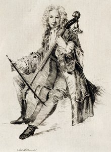 Cellospieler (Stich)