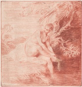 Diana beim Baden, ca. 1716 von Jean Antoine Watteau