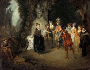 Die französische Komödie, nach 1716