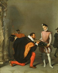 Don Pedro de Toledo küsst das Schwert von Heinrich IV. von Jean Auguste Dominique Ingres