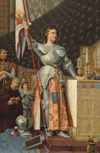 Johanna von Orléans bei der Krönung von Karl VII., 1429