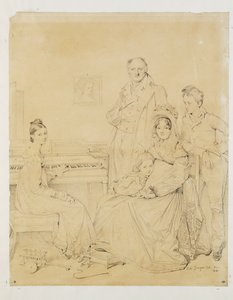Die Familie Stamaty von Jean Auguste Dominique Ingres