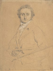 Niccolò Paganini, 1784-1840, ca. 1830 von Jean Auguste Dominique Ingres