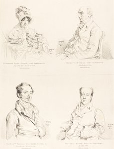Sylvester (Douglas) Lord Glenbervie; Katherine Anne (North) Glenbervie; Frederic (North) Earl of Guilford; Frederic Sylvester Douglas von Jean Auguste Dominique Ingres
