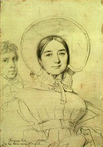 Der Künstler und seine Frau, 1830 von Jean Auguste Dominique Ingres