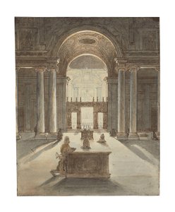 Die Borghese-Kapelle in Santa Maria Maggiore, Rom von Jean Auguste Dominique Ingres