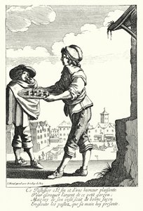 Der Kuchenverkäufer von Jean Baptiste Alexandre (after) Le Blond